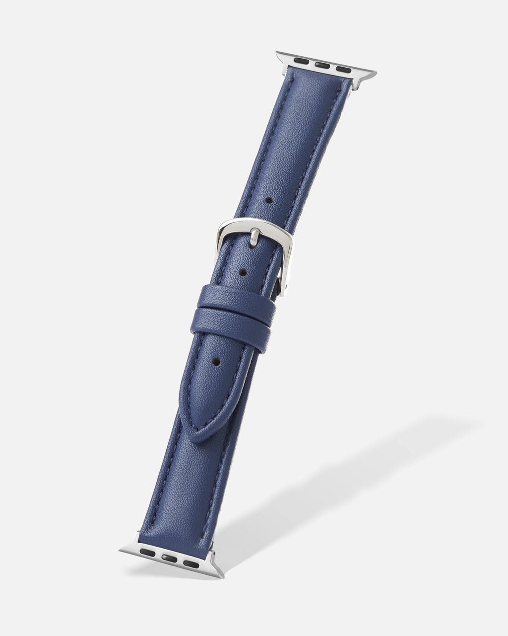 Navy Blue Genuine Microfiber Apple Watch Band