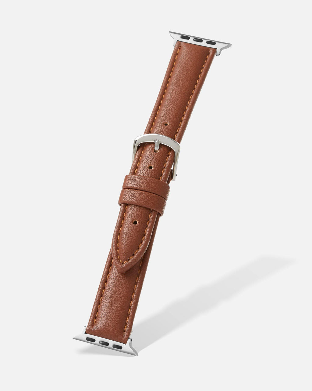 Brown Genuine Microfiber Apple Watch Band