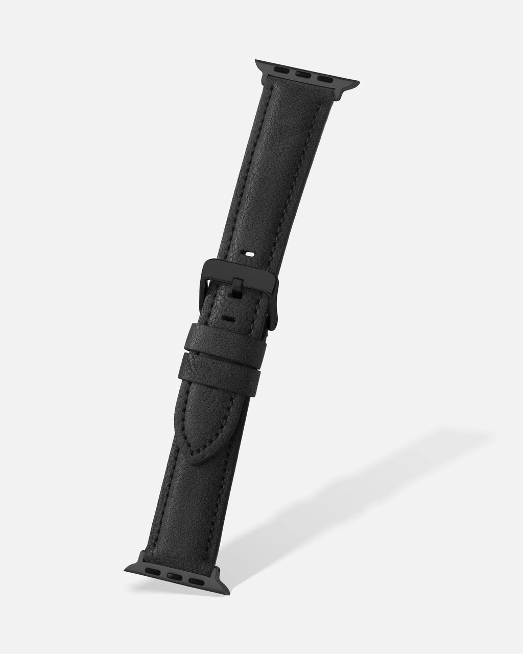 Black Vintage Microfiber Apple Watch Band