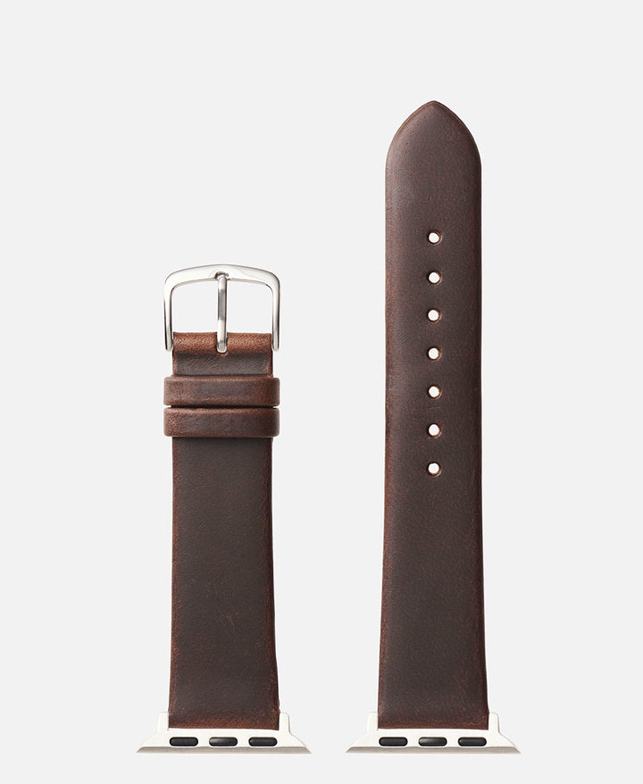 Genuine Flat Oil Tan | Apple Watch Compatible 38mm/40mm