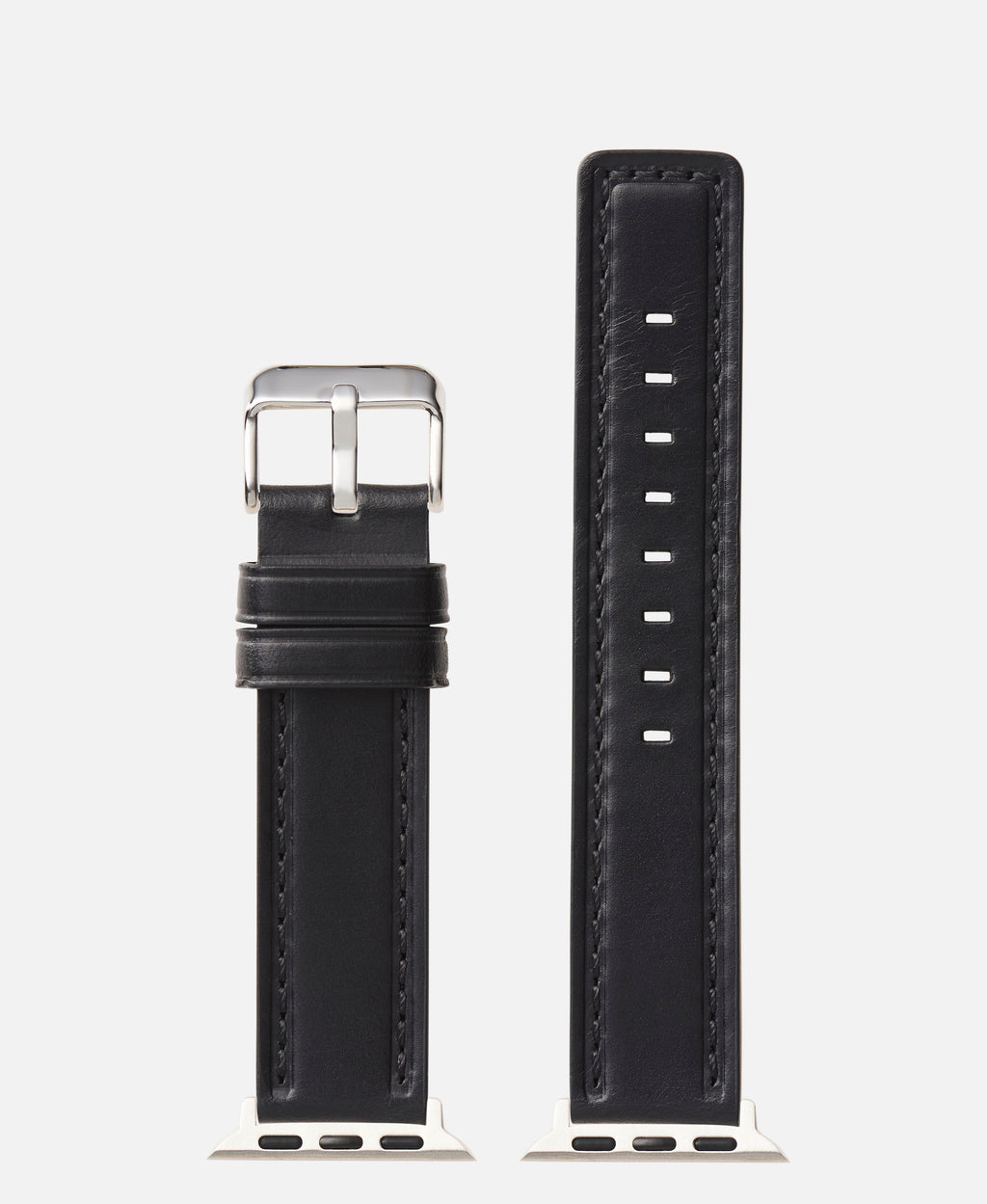 Black Square End Genuine Oil Tan | Apple Watch Compatible - H0784
