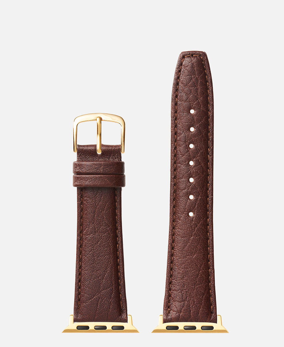 Brown Shrunken Grain | Apple Watch Compatible - H0788