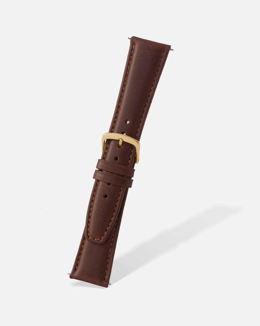 Brown Genuine Oil Tan Leather Watch Band