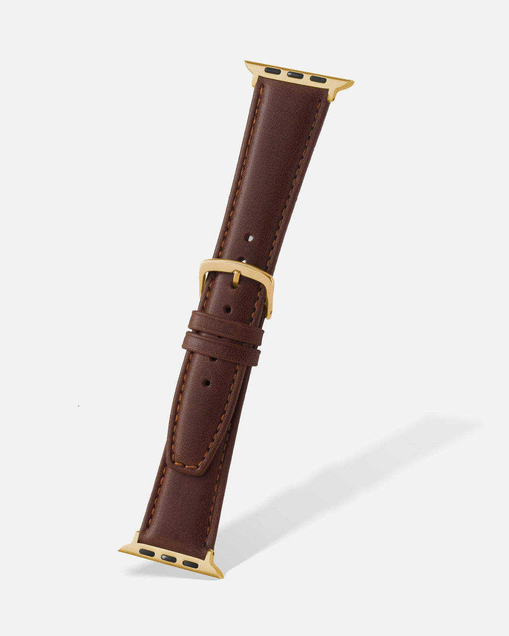 Brown Genuine Oil Tan Leather Apple Watch Band