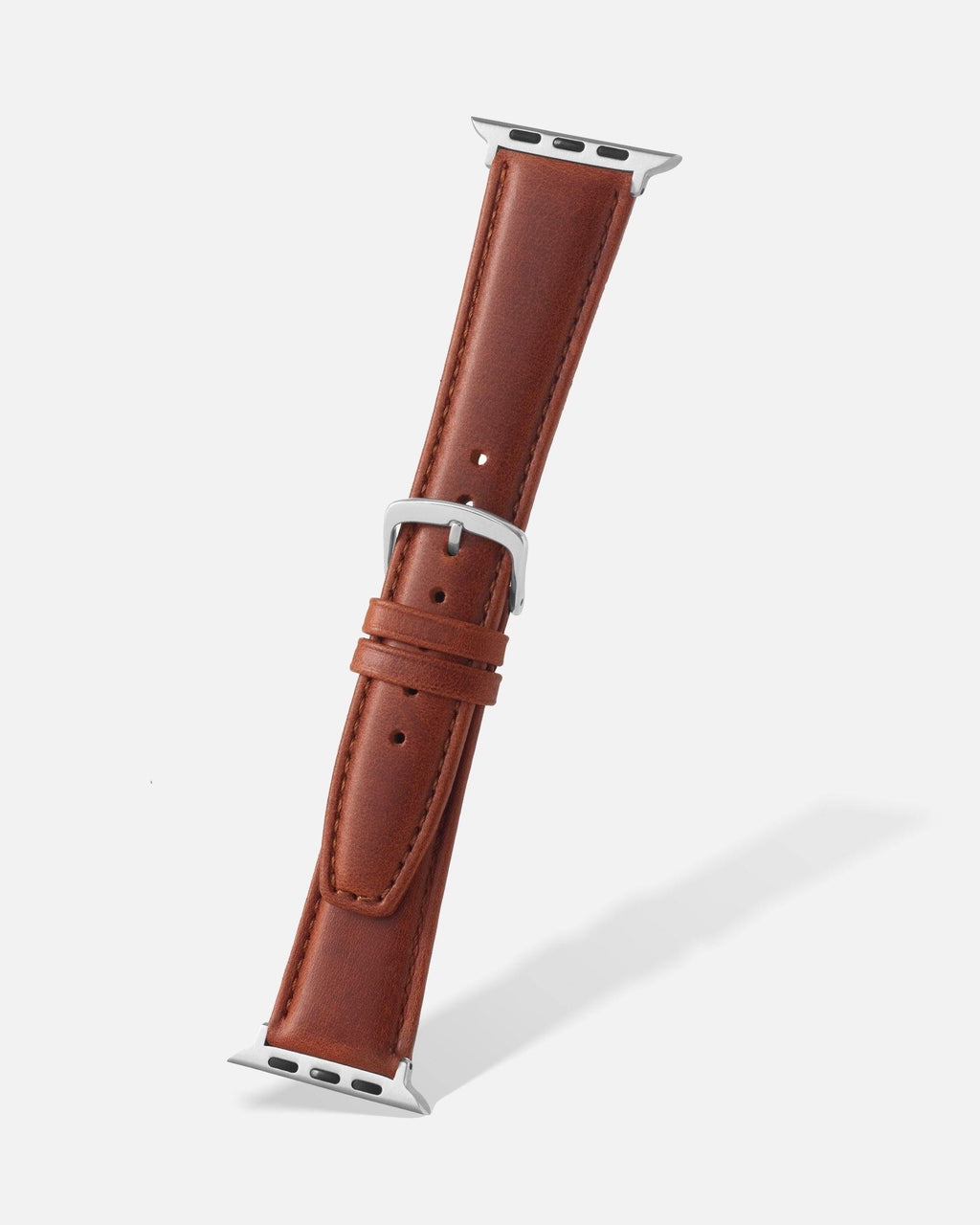 Chestnut Genuine Oil Tan Leather Apple Watch Band