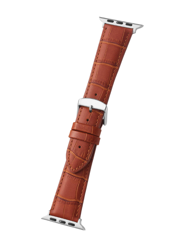 Tan Alligator Grain | Apple Watch Compatible - H0898