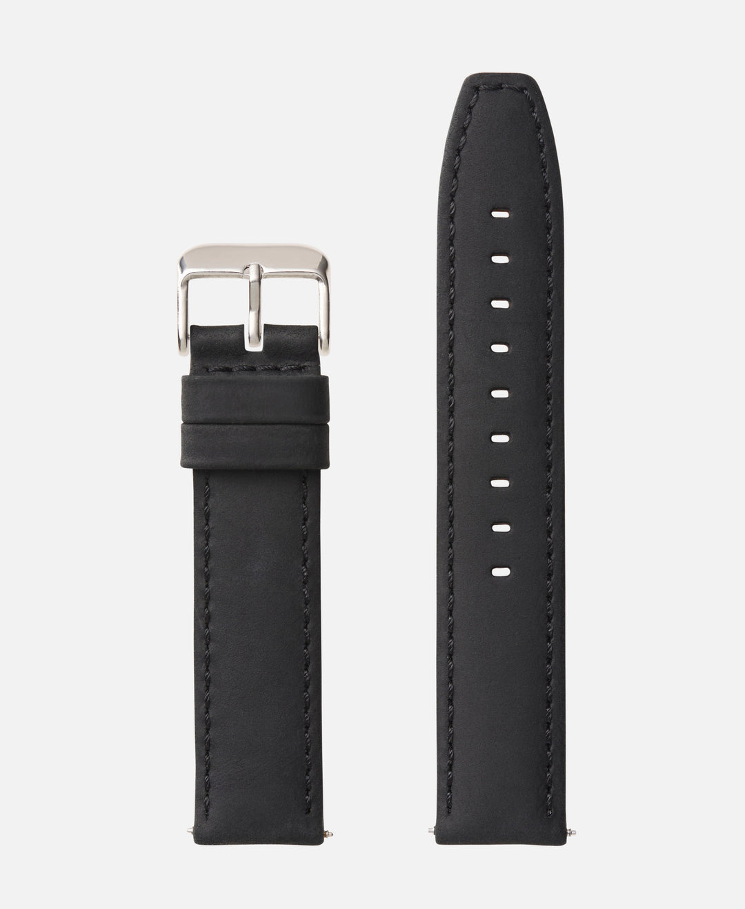 Distressed Crazy Horse Leather Watch Band - Main Image