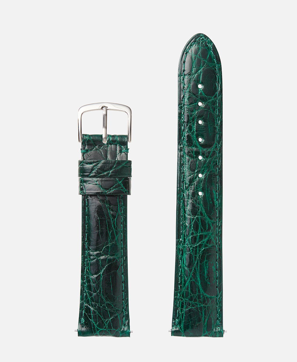 Green Genuine Crocodile | USA Made - Traditional - H2001