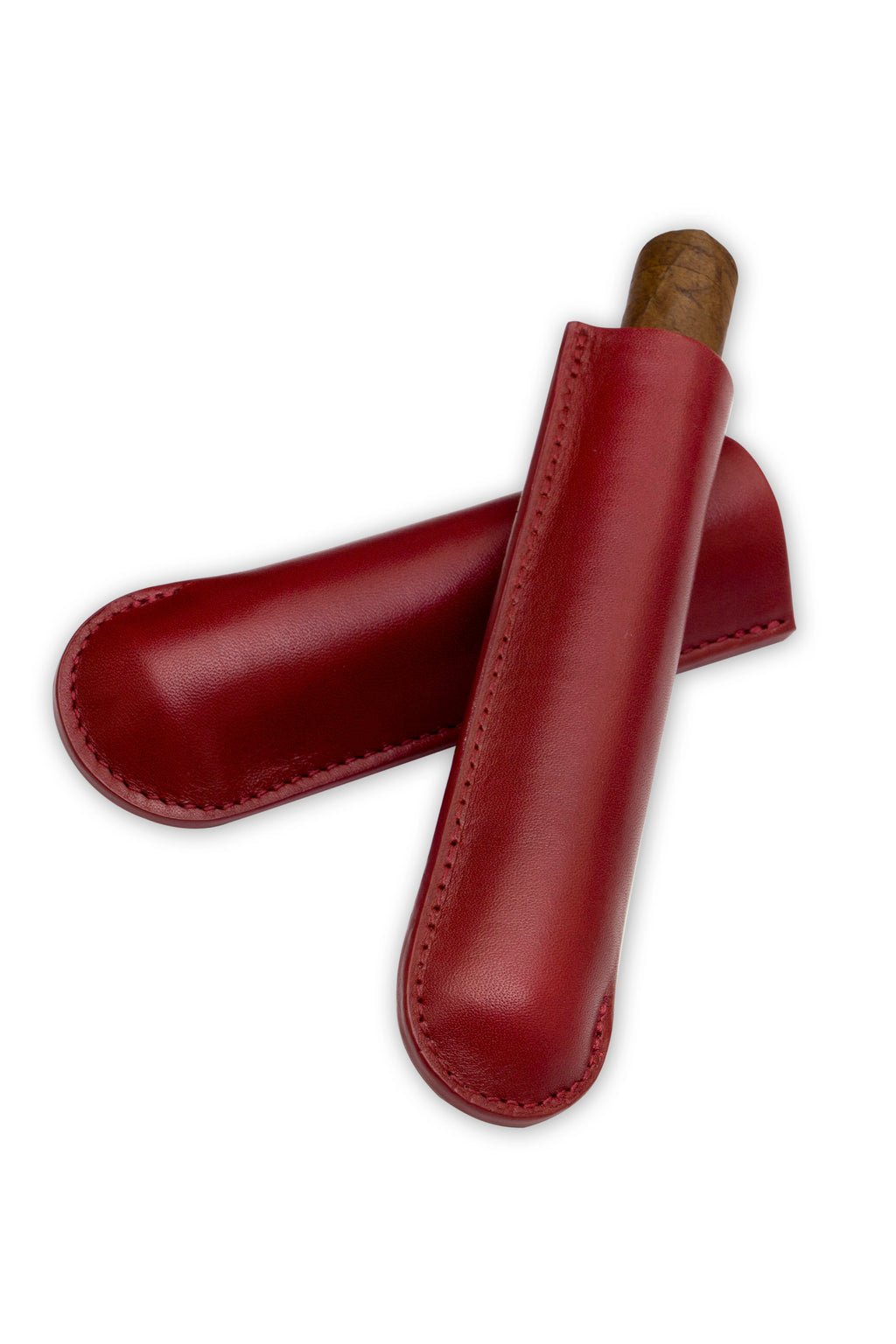 Single-Finger Genuine Leather Cigar Case | Made in the USA